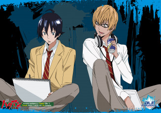 Картинка аниме bakuman бакуман парни