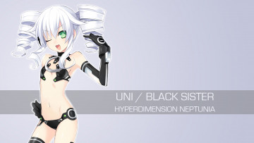 Картинка аниме hyperdimension+neptunia фон взгляд девушка