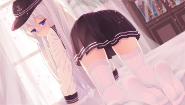 Картинка аниме kantai+collection hibiki