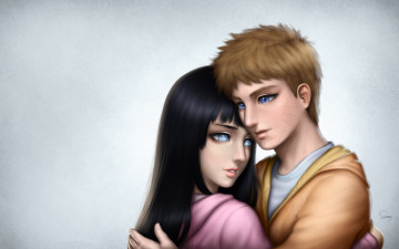 Картинка аниме naruto art samdelatorre uzumaki hyuga hinata
