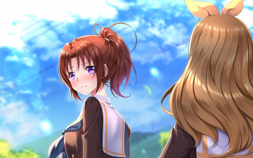 Картинка аниме sound+horizon фон взгляд девушка