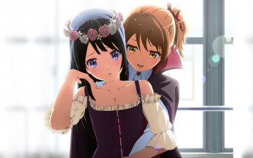 Картинка аниме sound+horizon фон взгляд девушки