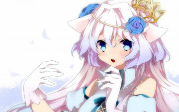 Картинка аниме unknown +другое фон взгляд девушка