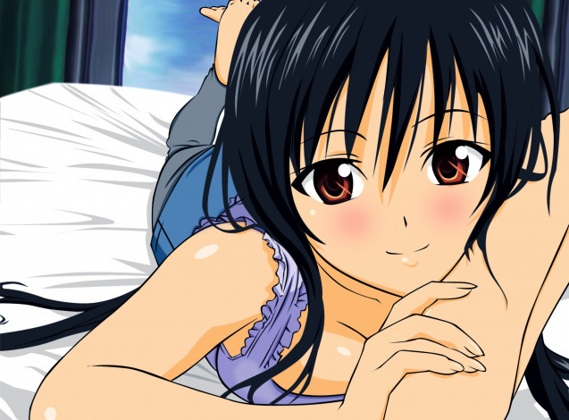 Обои картинки фото аниме, to love ru, фон, взгляд, девушка