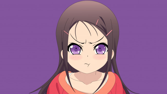 Обои картинки фото аниме, charlotte, взгляд, фон, девушка