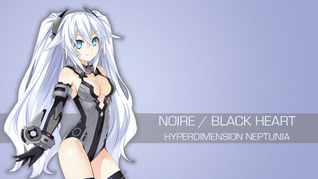 Обои картинки фото аниме, hyperdimension neptunia, девушка, фон, взгляд