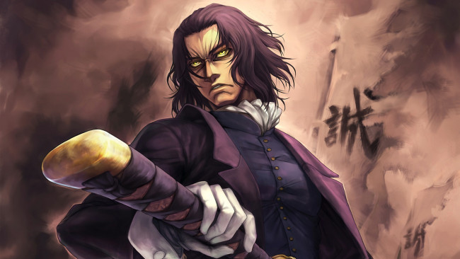 Обои картинки фото аниме, оружие,  техника,  технологии, самурай