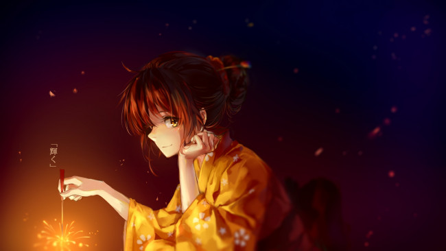 Обои картинки фото аниме, sound horizon, фон, взгляд, девушка