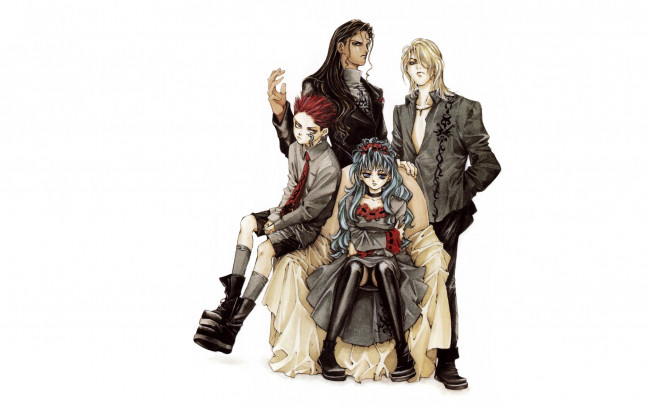 Обои картинки фото аниме, angel sanctuary, персонажи