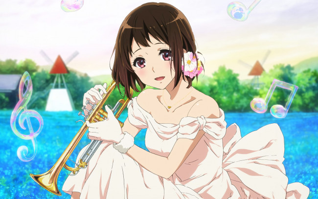 Обои картинки фото аниме, sound horizon, фон, взгляд, девушка