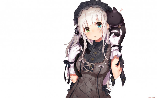 Обои картинки фото аниме, животные,  существа, mika, pikazo