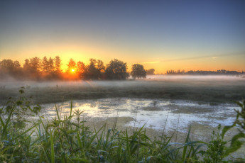 Картинка природа восходы закаты простор