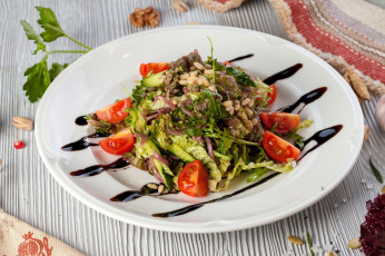 Картинка еда салаты +закуски соус салат овощи помидор