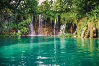 Картинка природа водопады простор