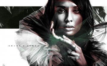 Картинка разное компьютерный+дизайн лицо девушка арт портрет