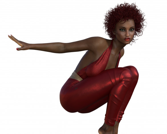 Обои картинки фото 3д графика, люди , people, взгляд, девушка, фон