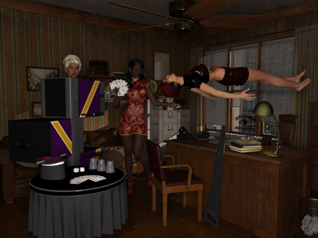 Обои картинки фото 3д графика, люди , people, фон, взгляд, девушки