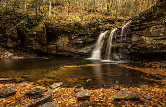 Обои картинки фото природа, водопады, простор