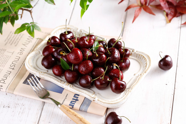 Обои картинки фото еда, вишня,  черешня, черешня, ягода, сочная, вкусная