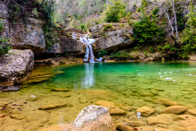 Обои картинки фото природа, водопады, простор