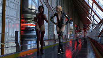 Картинка 3д+графика фантазия+ fantasy взгляд девушки фон