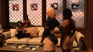 Картинка 3д+графика люди+ people взгляд девушки фон