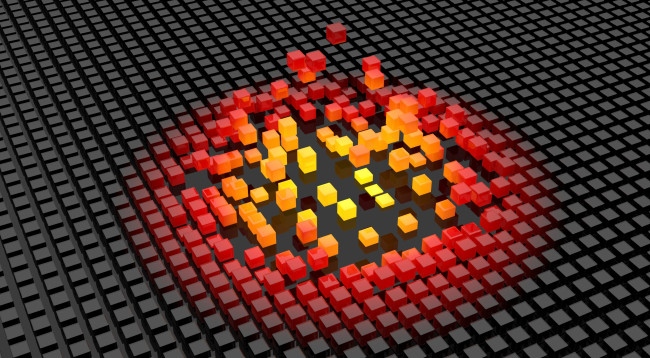 Обои картинки фото векторная графика, -графика , graphics, форма, цвет, кубики