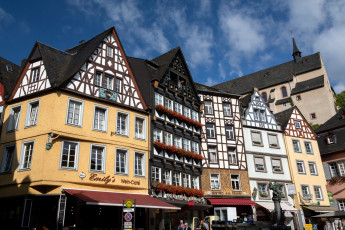 Картинка города кохем+ германия дома