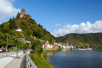 Картинка города кохем+ германия набережная