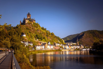 Картинка города кохем+ германия набережная