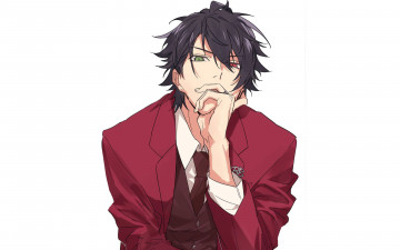 Картинка аниме unknown +другое+ парень глаза пиджак