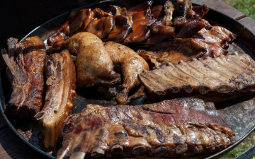 Картинка еда шашлык +барбекю ребрышки мясо барбекю курица