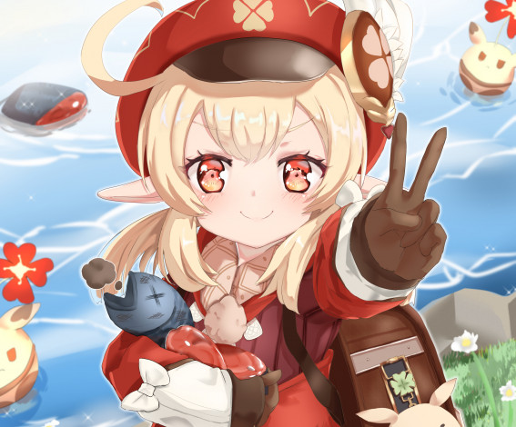 Обои картинки фото аниме, genshin impact, genshin, impact