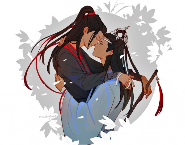 Обои картинки фото рисованное, кино,  мультфильмы, вэй, усянь, лань, ванцзи