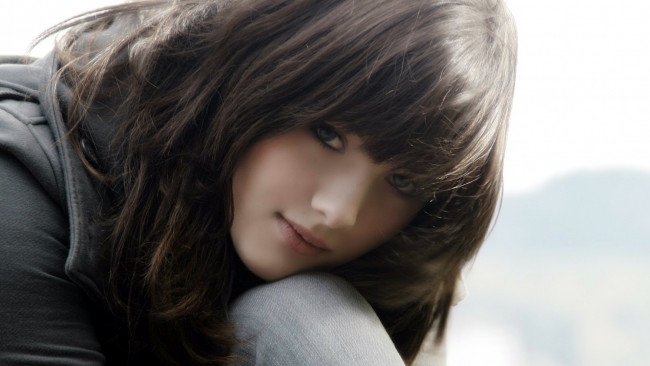 Обои картинки фото девушки, - азиатки, азиатка, лицо, поза, ada, cinta