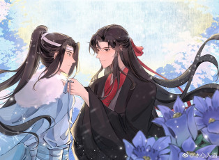 Картинка аниме mo+dao+zu+shi лань ванцзи вэй усянь