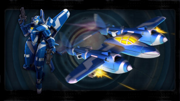 Картинка видео+игры airmech+arena робот техника механизмы
