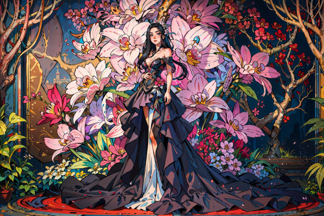 Обои картинки фото аниме, unknown,  другое , нейросети, графика, нейроарт, ai, art, нейронные, сети, рисунки, нейро, искусство