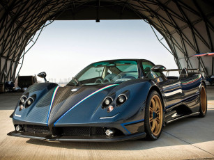 Картинка pagani+zonda автомобили pagani темный карбон арка