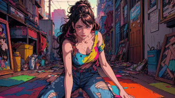 Картинка рисованное люди нейросети графика нейроарт ai art нейронные сети рисунки нейро искусство нейрографика graphics neuroart neural networks drawings neuro neurography