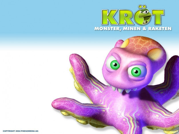 Обои картинки фото видео, игры, krot, monster, minen, raketen