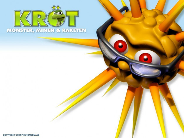 Обои картинки фото видео, игры, krot, monster, minen, raketen