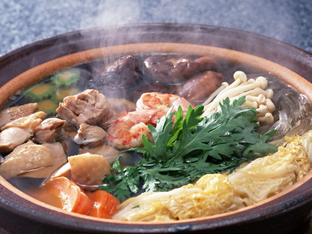 Обои картинки фото еда, рыбные, блюда, морепродуктами