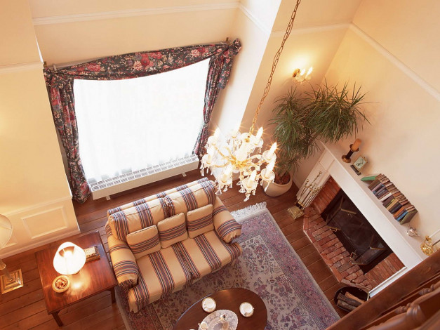 Обои картинки фото интерьер, гостиная