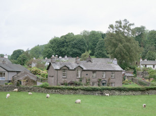 Картинка города здания дома