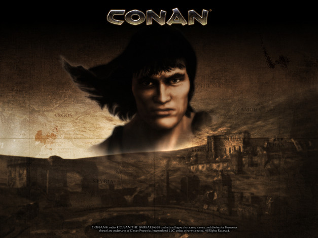 Обои картинки фото видео, игры, conan, the, dark, axe