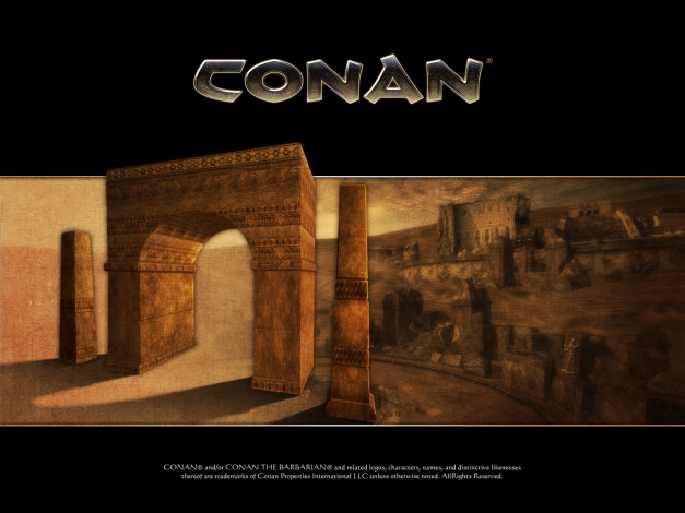 Обои картинки фото видео, игры, conan, the, dark, axe