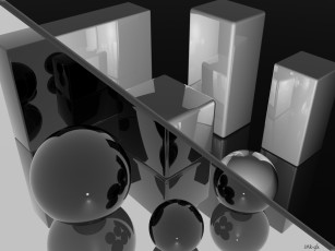 Картинка 3д графика другое шары