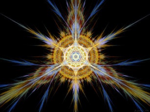 Картинка 3д графика fractal фракталы абстракция узор