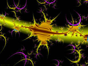 Картинка 3д графика fractal фракталы фрактал узор